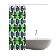 Load image into Gallery viewer, Moon Shadow Green Sage Shower Curtain 72&quot;x84&quot; Shower Curtain 72&quot;x84&quot; e-joyer 
