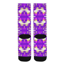 Load image into Gallery viewer, Moon Shadow Sunset Sage Trouser Socks Socks e-joyer 
