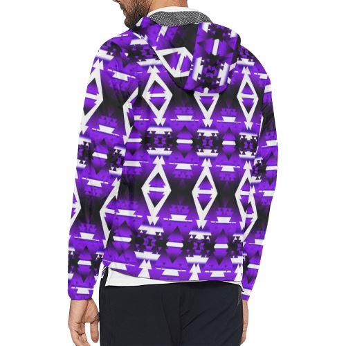 Moon Shadow Winter Camp All Over Print Windbreaker for Men (Model H23) All Over Print Windbreaker for Men (H23) e-joyer 