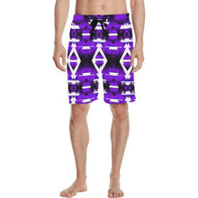 Load image into Gallery viewer, Moon Shadow Winter Camp Men&#39;s All Over Print Casual Shorts (Model L23) Men&#39;s Casual Shorts (L23) e-joyer 
