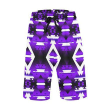 Load image into Gallery viewer, Moon Shadow Winter Camp Men&#39;s All Over Print Casual Shorts (Model L23) Men&#39;s Casual Shorts (L23) e-joyer 
