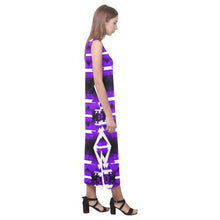 Load image into Gallery viewer, Moon Shadow Winter Camp Phaedra Sleeveless Open Fork Long Dress (Model D08) Phaedra Sleeveless Open Fork Long Dress (D08) e-joyer 
