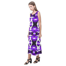 Load image into Gallery viewer, Moon Shadow Winter Camp Phaedra Sleeveless Open Fork Long Dress (Model D08) Phaedra Sleeveless Open Fork Long Dress (D08) e-joyer 
