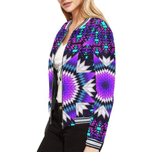 Load image into Gallery viewer, Morning Starfire All Over Print Bomber Jacket for Women (Model H21) All Over Print Bomber Jacket for Women (H21) e-joyer 
