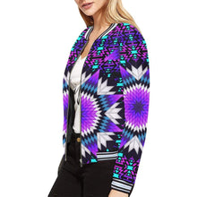 Load image into Gallery viewer, Morning Starfire All Over Print Bomber Jacket for Women (Model H21) All Over Print Bomber Jacket for Women (H21) e-joyer 
