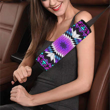 Load image into Gallery viewer, Morning Starfire Car Seat Belt Cover 7&#39;&#39;x12.6&#39;&#39; Car Seat Belt Cover 7&#39;&#39;x12.6&#39;&#39; e-joyer 
