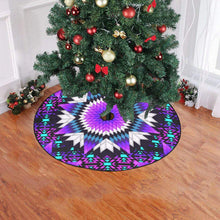 Load image into Gallery viewer, Morning Starfire Christmas Tree Skirt 47&quot; x 47&quot; Christmas Tree Skirt e-joyer 
