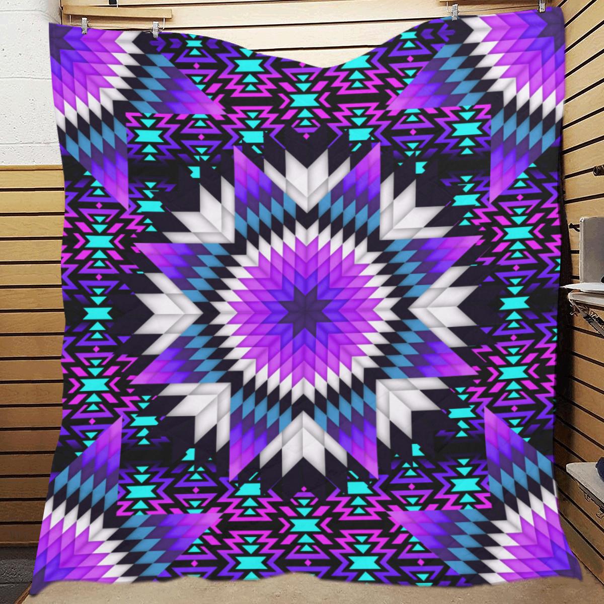 Morning Starfire Quilt 70"x80" blanket e-joyer 