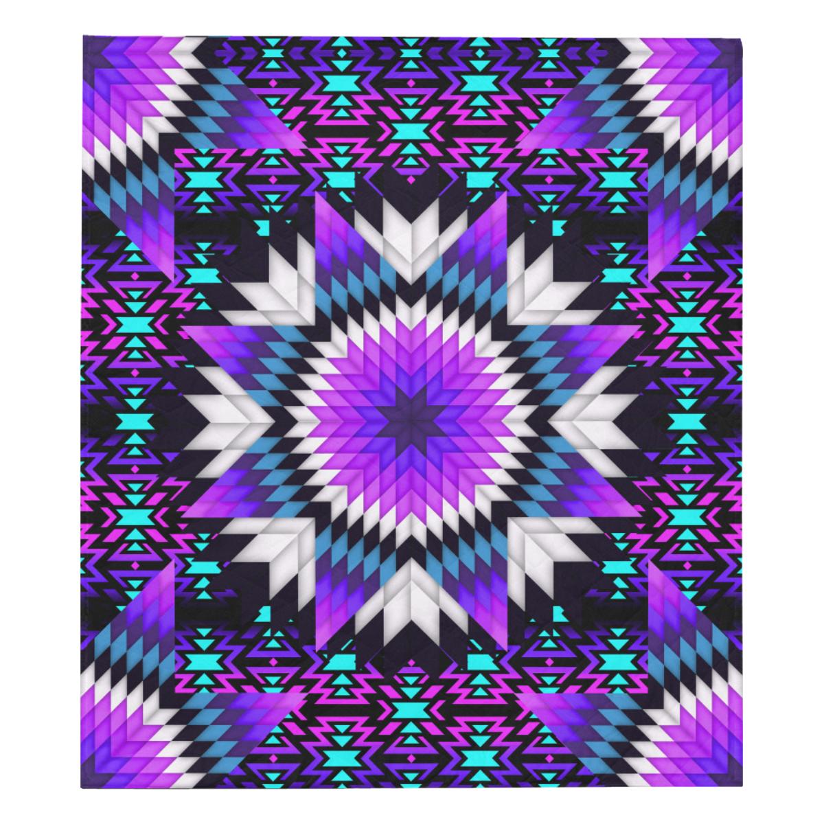 Morning Starfire Quilt 70"x80" blanket e-joyer 