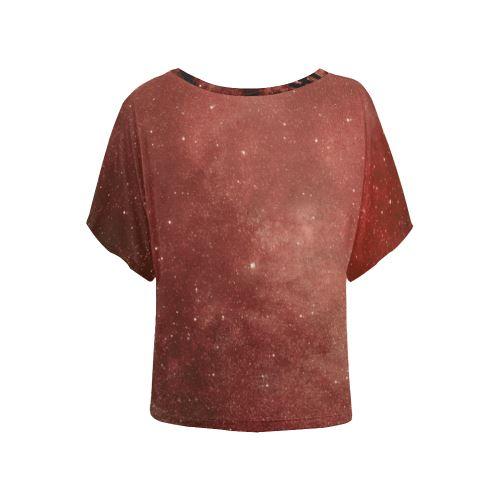 Native Man Sierra Women's Batwing-Sleeved Blouse T shirt (Model T44) Women's Batwing-Sleeved Blouse T shirt (T44) e-joyer 