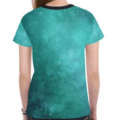 Native Man Sky New All Over Print T-shirt for Women (Model T45) New All Over Print T-shirt for Women (T45) e-joyer 