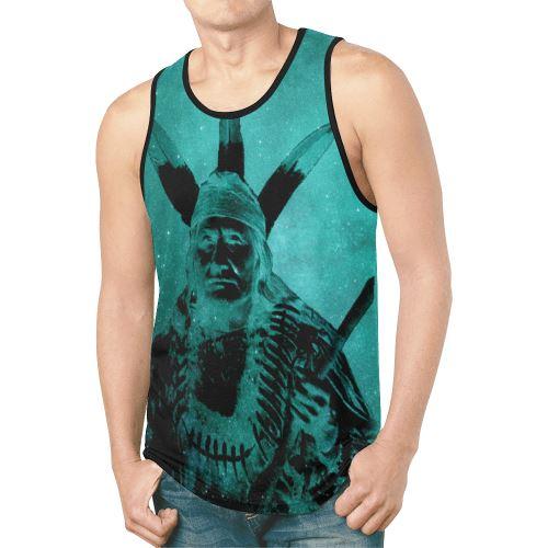 Native Man Sky New All Over Print Tank Top for Men (Model T46) New All Over Print Tank Top for Men (T46) e-joyer 