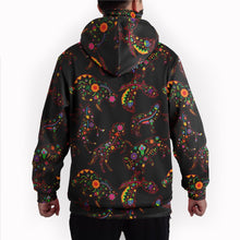 Load image into Gallery viewer, Neon Floral Animals Hoodie with Face Cover 49 Dzine 
