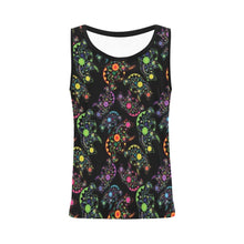 Load image into Gallery viewer, Neon Floral Bears All Over Print Tank Top for Women (Model T43) All Over Print Tank Top for Women (T43) e-joyer 
