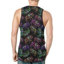 Load image into Gallery viewer, Neon Floral Buffalos New All Over Print Tank Top for Men (Model T46) New All Over Print Tank Top for Men (T46) e-joyer 
