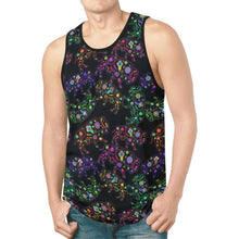 Load image into Gallery viewer, Neon Floral Buffalos New All Over Print Tank Top for Men (Model T46) New All Over Print Tank Top for Men (T46) e-joyer 
