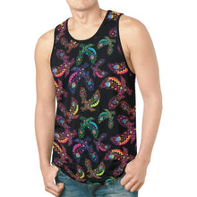 Load image into Gallery viewer, Neon Floral Eagles New All Over Print Tank Top for Men (Model T46) New All Over Print Tank Top for Men (T46) e-joyer 
