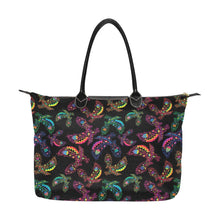 Load image into Gallery viewer, Neon Floral Eagles Single-Shoulder Lady Handbag (Model 1714) bag e-joyer 
