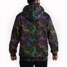 Load image into Gallery viewer, Neon Floral Elks Hoodie with Face Cover 49 Dzine 
