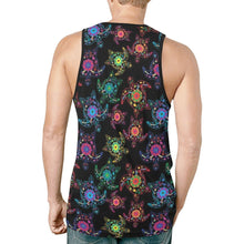 Load image into Gallery viewer, Neon Floral Turtle New All Over Print Tank Top for Men (Model T46) New All Over Print Tank Top for Men (T46) e-joyer 
