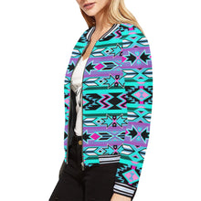 Load image into Gallery viewer, Northeast Journey All Over Print Bomber Jacket for Women (Model H21) All Over Print Bomber Jacket for Women (H21) e-joyer 
