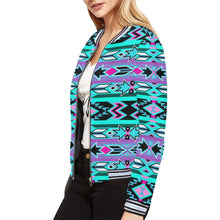 Load image into Gallery viewer, Northeast Journey All Over Print Bomber Jacket for Women (Model H21) All Over Print Bomber Jacket for Women (H21) e-joyer 
