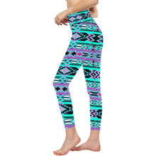 Load image into Gallery viewer, Northeast Journey All Over Print High-Waisted Leggings (Model L36) High-Waisted Leggings (L36) e-joyer 
