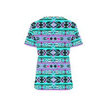 Load image into Gallery viewer, Northeast Journey All Over Print Scrub Top Scrub Top e-joyer 
