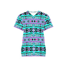 Load image into Gallery viewer, Northeast Journey All Over Print Scrub Top Scrub Top e-joyer 
