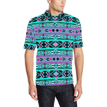 Load image into Gallery viewer, Northeast Journey Men&#39;s All Over Print Polo Shirt (Model T55) Men&#39;s Polo Shirt (Model T55) e-joyer 
