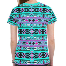 Load image into Gallery viewer, Northeast Journey New All Over Print T-shirt for Women (Model T45) New All Over Print T-shirt for Women (T45) e-joyer 
