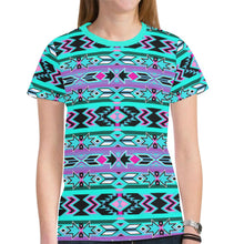 Load image into Gallery viewer, Northeast Journey New All Over Print T-shirt for Women (Model T45) New All Over Print T-shirt for Women (T45) e-joyer 
