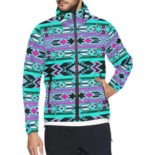 Load image into Gallery viewer, Northeast Journey Unisex All Over Print Windbreaker (Model H23) All Over Print Windbreaker for Men (H23) e-joyer 
