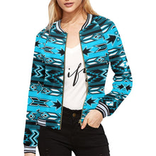 Load image into Gallery viewer, Northern Journey All Over Print Bomber Jacket for Women (Model H21) All Over Print Bomber Jacket for Women (H21) e-joyer 
