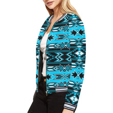 Load image into Gallery viewer, Northern Journey All Over Print Bomber Jacket for Women (Model H21) All Over Print Bomber Jacket for Women (H21) e-joyer 
