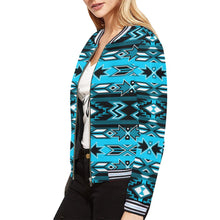 Load image into Gallery viewer, Northern Journey All Over Print Bomber Jacket for Women (Model H21) All Over Print Bomber Jacket for Women (H21) e-joyer 
