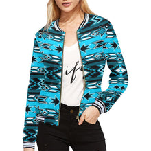 Load image into Gallery viewer, Northern Journey All Over Print Bomber Jacket for Women (Model H21) All Over Print Bomber Jacket for Women (H21) e-joyer 
