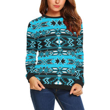 Load image into Gallery viewer, Northern Journey All Over Print Crewneck Sweatshirt for Women (Model H18) Crewneck Sweatshirt for Women (H18) e-joyer 
