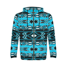 Load image into Gallery viewer, Northern Journey All Over Print Full Zip Hoodie for Men (Model H14) All Over Print Full Zip Hoodie for Men (H14) e-joyer 
