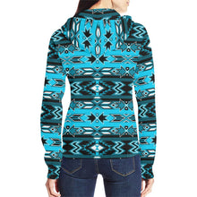 Load image into Gallery viewer, Northern Journey All Over Print Full Zip Hoodie for Women (Model H14) All Over Print Full Zip Hoodie for Women (H14) e-joyer 
