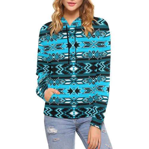 Northern Journey All Over Print Hoodie for Women (USA Size) (Model H13) All Over Print Hoodie for Women (H13) e-joyer 
