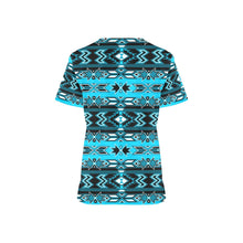 Load image into Gallery viewer, Northern Journey All Over Print Scrub Top Scrub Top e-joyer 
