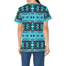 Load image into Gallery viewer, Northern Journey All Over Print Scrub Top Scrub Top e-joyer 
