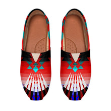 Load image into Gallery viewer, Northwest Ribbonwork Bustles Casual Unisex Slip On Shoe Herman 
