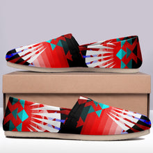 Load image into Gallery viewer, Northwest Ribbonwork Bustles Casual Unisex Slip On Shoe Herman 
