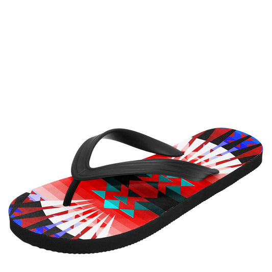 Northwest Ribbonwork Bustles Flip Flops 49 Dzine 