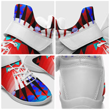 Load image into Gallery viewer, Northwest Ribbonwork Bustles Ipottaa Basketball / Sport High Top Shoes 49 Dzine 
