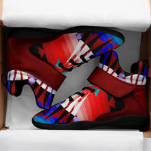 Load image into Gallery viewer, Northwest Ribbonwork Bustles Ipottaa Basketball / Sport High Top Shoes 49 Dzine 
