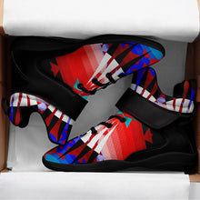 Load image into Gallery viewer, Northwest Ribbonwork Bustles Ipottaa Basketball / Sport High Top Shoes 49 Dzine 
