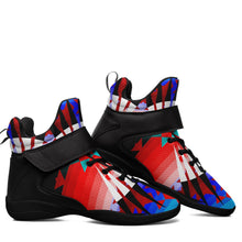 Load image into Gallery viewer, Northwest Ribbonwork Bustles Ipottaa Basketball / Sport High Top Shoes 49 Dzine 
